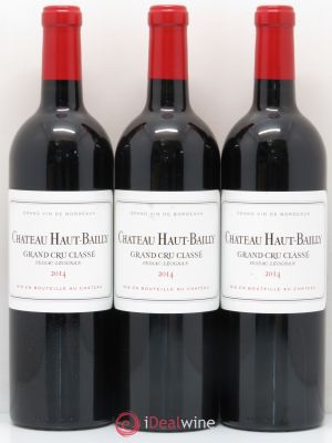 Château Haut-Bailly Cru Classé de Graves  2014 - Lot of 3 Bottles