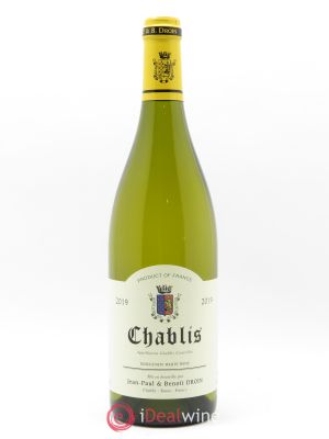 Chablis Jean-Paul & Benoît Droin (Domaine)  2019 - Lot of 1 Bottle