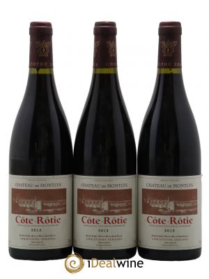 Côte-Rôtie Château de Montlys Christophe Semaska 2013 - Lot of 3 Bottles