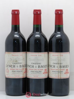 Château Lynch Bages 5ème Grand Cru Classé  1994 - Lot de 3 Bouteilles