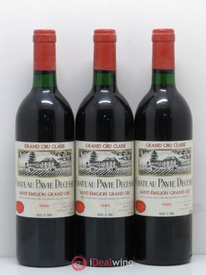 Château Pavie Decesse Grand Cru Classé  1986 - Lot of 3 Bottles