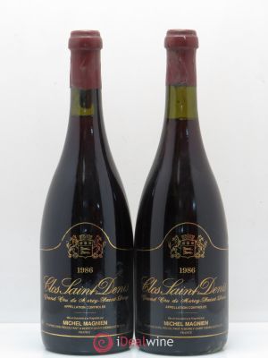 Clos Saint-Denis Grand Cru Michel Magnien  1986 - Lot of 2 Bottles