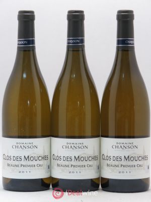 Beaune 1er Cru Clos des Mouches Chanson (no reserve) 2011 - Lot of 3 Bottles