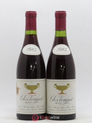 Clos de Vougeot Grand Cru Gros Frère & Soeur  1985 - Lot of 2 Bottles