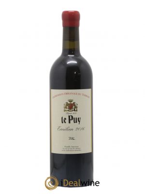 Le Puy - Cuvée Emilien  2016 - Lot of 1 Bottle