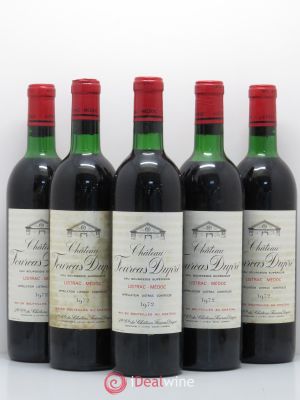 Château Fourcas Dupré  1972 - Lot of 5 Bottles