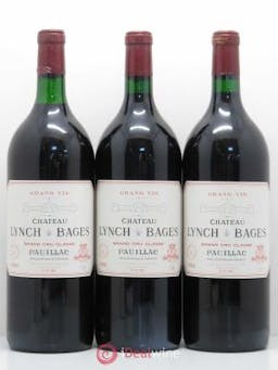 Château Lynch Bages 5ème Grand Cru Classé  1986 - Lot de 3 Magnums