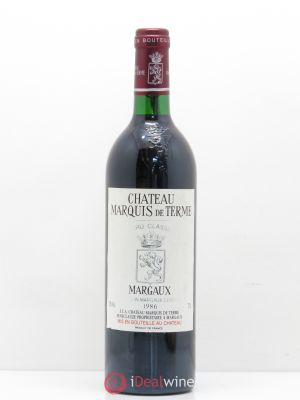 Château Marquis de Terme 4ème Grand Cru Classé  1986 - Lot of 1 Bottle