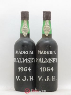 Madère Malmsey Justino Henriques 1964 - Lot de 2 Bouteilles