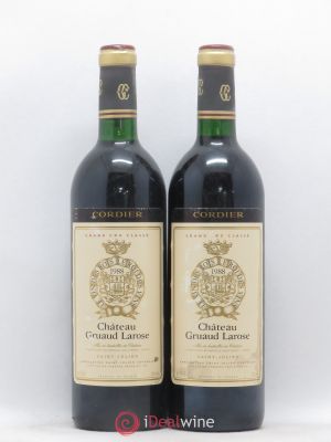 Château Gruaud Larose 2ème Grand Cru Classé  1988 - Lot of 2 Bottles