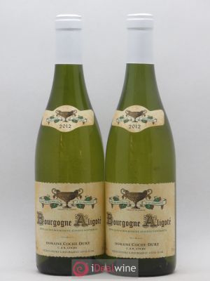 Bourgogne Aligoté Coche Dury (Domaine)  2012 - Lot of 2 Bottles