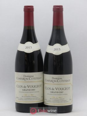 Clos de Vougeot Grand Cru Confuron-Cotetidot  2015 - Lot of 2 Bottles