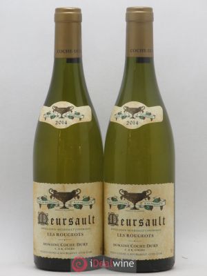 Meursault Les Rougeots Coche Dury (Domaine)  2014 - Lot of 2 Bottles