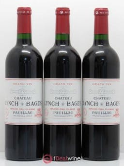 Château Lynch Bages 5ème Grand Cru Classé  2005 - Lot de 3 Bouteilles
