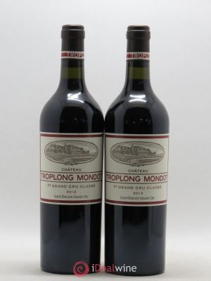 Château Troplong Mondot 1er Grand Cru Classé B  2013 - Lot of 2 Bottles