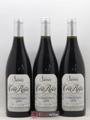 Côte-Rôtie Fructus Voluptas Jamet (Domaine)  2014 - Lot of 3 Bottles