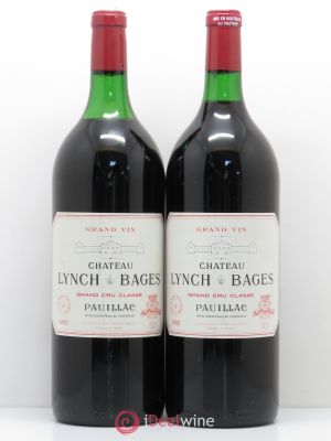 Château Lynch Bages 5ème Grand Cru Classé  1982 - Lot of 2 Magnums