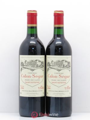 Château Calon Ségur 3ème Grand Cru Classé  1990 - Lot of 2 Bottles