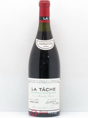 La Tâche Grand Cru Domaine de la Romanée-Conti  1990 - Lot of 1 Bottle