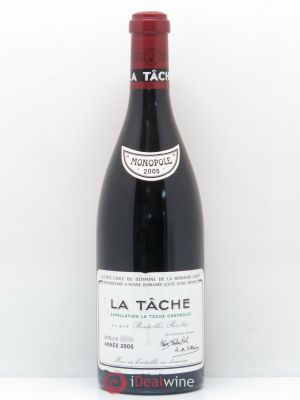 La Tâche Grand Cru Domaine de la Romanée-Conti  2005 - Lot of 1 Bottle