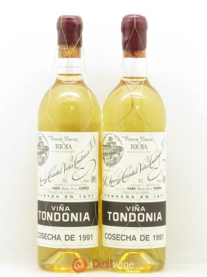 Rioja DOCa Gran Reserva Vina Tondonia 1991 - Lot of 2 Bottles