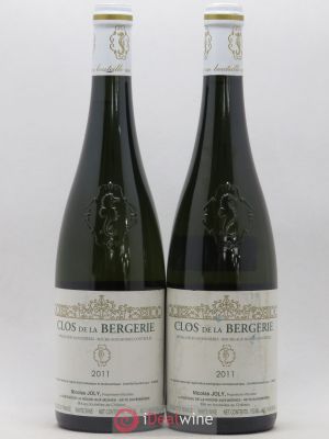 Savennières Roche aux Moines Clos de la Bergerie Vignobles de la Coulée de Serrant - Nicolas Joly  2011 - Lot de 2 Bouteilles