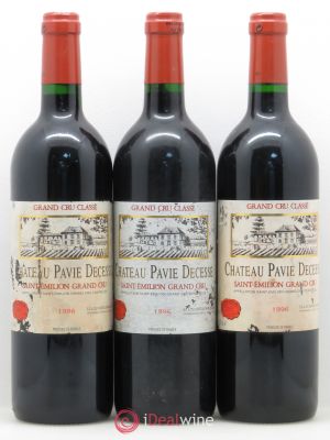 Château Pavie Decesse Grand Cru Classé  1996 - Lot of 3 Bottles