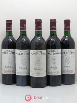 Château Marquis de Terme 4ème Grand Cru Classé  1987 - Lot of 5 Bottles
