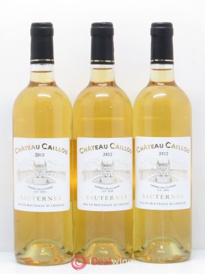 Château Caillou 2ème Grand Cru Classé (no reserve) 2012 - Lot of 3 Bottles