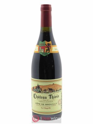 Côte de Brouilly Cuvée La Chapelle Château Thivin  2020 - Lot de 1 Bouteille