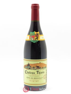 Côte de Brouilly Les 7 Vignes Château Thivin  2019 - Lot of 1 Bottle