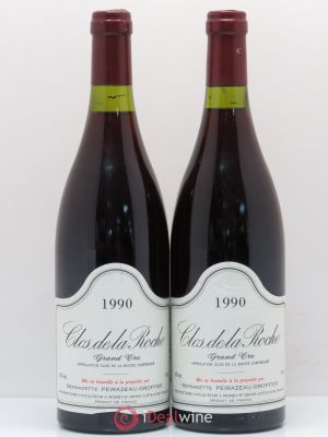 Clos de la Roche Grand Cru Peirazeau-Groffier 1990 - Lot de 2 Bouteilles