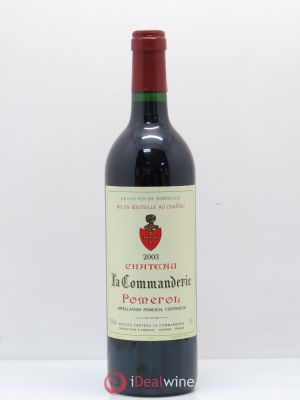 Château la Commanderie  2003 - Lot of 1 Bottle