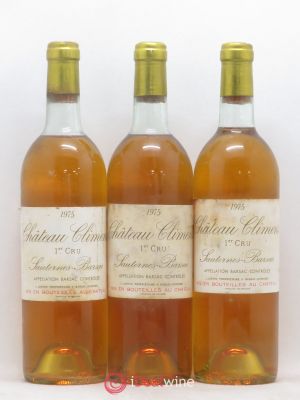 Château Climens 1er Grand Cru Classé (no reserve) 1975 - Lot of 3 Bottles