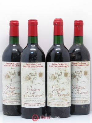 Château La Marzelle Grand Cru Classé  1985 - Lot of 4 Bottles