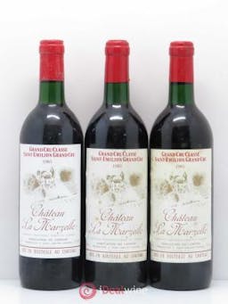 Château La Marzelle Grand Cru Classé  1985 - Lot of 3 Bottles
