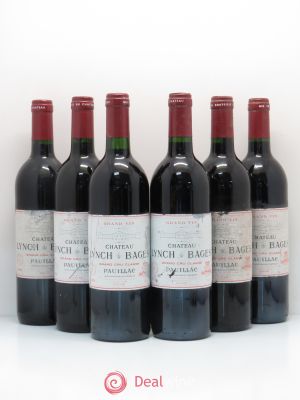 Château Lynch Bages 5ème Grand Cru Classé  1989 - Lot of 6 Bottles