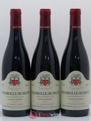 Chambolle-Musigny Vieilles vignes Geantet-Pansiot  2012 - Lot de 3 Bouteilles