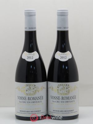 Vosne-Romanée 1er Cru En Orveaux Mongeard-Mugneret (Domaine)  2012 - Lot of 2 Bottles