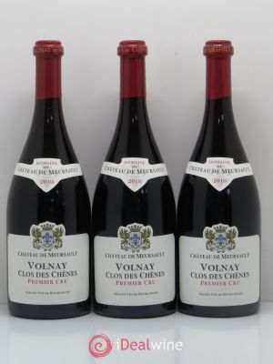 Volnay 1er Cru Clos des Chênes Château de Meursault  2010 - Lot of 3 Bottles