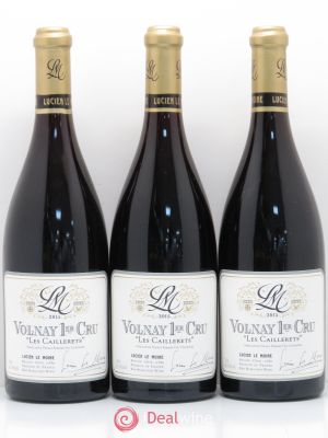 Volnay 1er Cru Les Caillerets Lucien Le Moine  2015 - Lot of 3 Bottles