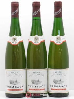Gewurztraminer Sélection de Grains Nobles Trimbach (Domaine)  1983 - Lot of 3 Bottles