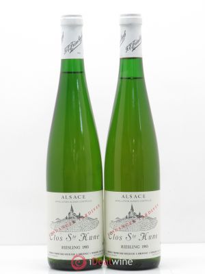 Riesling Clos Sainte-Hune Vendanges Tardives Trimbach (Domaine)  1983 - Lot of 2 Bottles