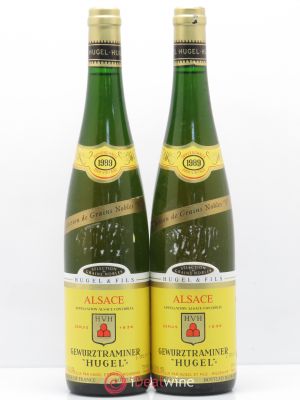 Gewurztraminer Sélection de Grains Nobles Hugel (Domaine) S 1989 - Lot of 2 Bottles