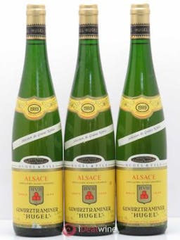 Gewurztraminer Sélection de Grains Nobles Hugel (Domaine)  1989 - Lot of 3 Bottles