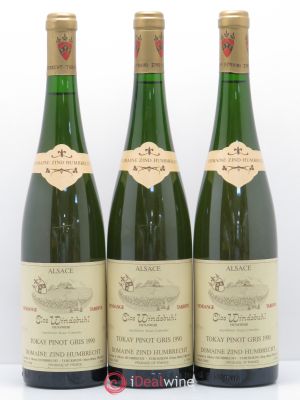 Pinot Gris (anciennement Tokay) Vendanges Tardives Clos Windsbuhl Zind-Humbrecht (Domaine)  1990 - Lot de 3 Bouteilles