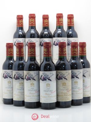 Château Mouton Rothschild 1er Grand Cru Classé  1996 - Lot de 12 Demi-bouteilles