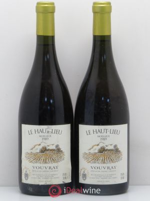 Vouvray Le Haut-Lieu Huet (Domaine)  1989 - Lot of 2 Bottles