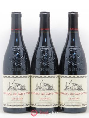 Gigondas Saint Cosme  2012 - Lot of 3 Bottles