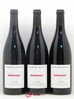 Collioure Coume del Mas Schistes  2014 - Lot of 3 Bottles